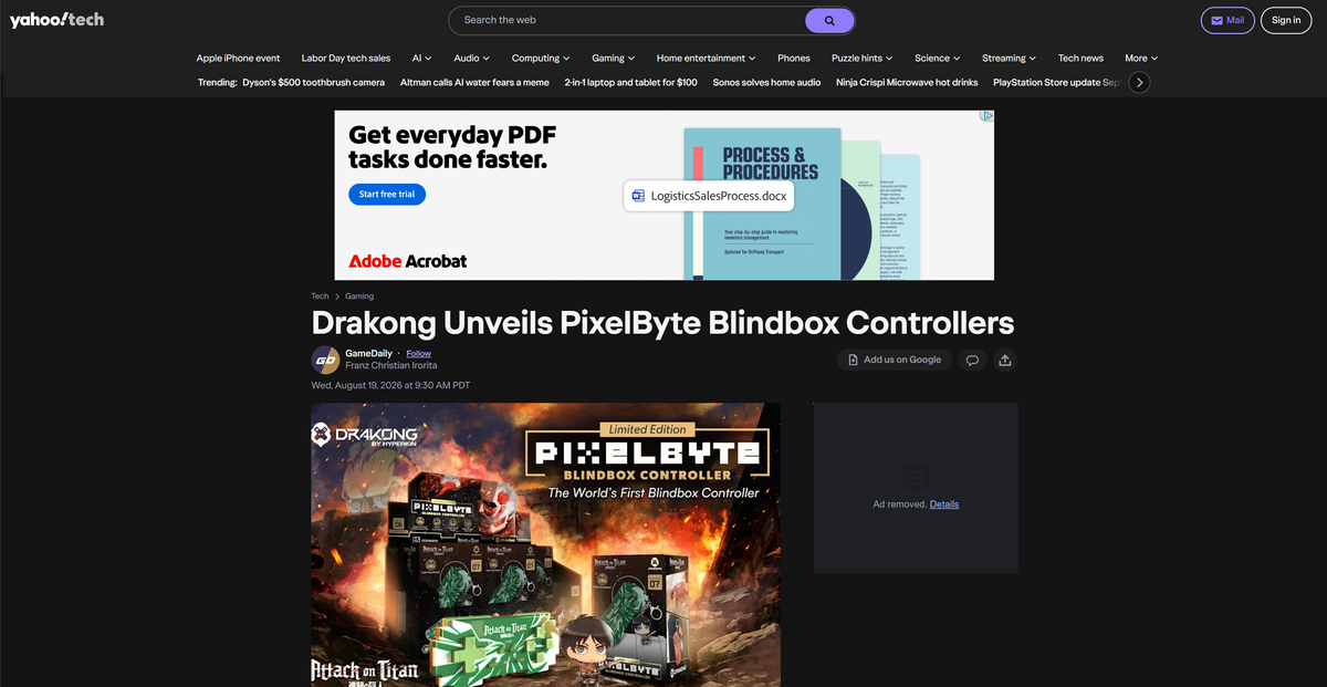 Drakong Unveils PixelByte Blindbox Controllers